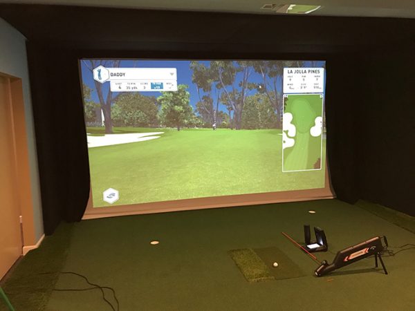 Golf Simulators | Indoor Designed Systems | Utimate Putting Greens ...